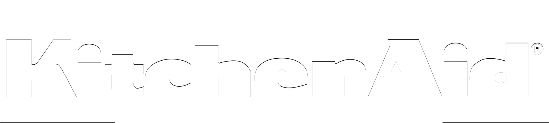 KitchenAid logo blanco